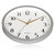 汉时（Hense） 欧式时尚简约装饰静音挂钟客厅现代创意石英时钟HW50(银色外框-石英机芯)第4张高清大图