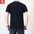吉普盾 夏装男士短袖T恤宽松体恤青年男装口袋款 翻领半袖3513(红色 XL)第3张高清大图