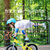 永 久（FOREVER）儿童滑步车自行车通用儿童多色骑行头盔骑行护具（护肘+护膝）(蓝色 头盔)第5张高清大图