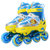 ENPEX乐士溜冰鞋MS170八轮全闪光轮滑鞋卡通旱冰鞋 PU轮可调尺码 送护具(黄色L)第2张高清大图