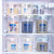 厨房五谷杂粮收纳盒食品收纳储物罐透明塑料密封罐冰箱保鲜罐DS1026   1046   106(大号蓝色1000ml 1个装)第2张高清大图