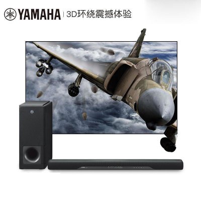 雅马哈（Yamaha）YAS-207 音响 家庭影院 3D环绕声回音壁 4K 蓝牙音响 5.1客厅电视音响 条形音箱