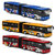 鸭小贱 合金回力巴士双节铰接公共汽车大巴士公交车儿童玩具模型632(红色 中号)第5张高清大图