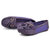 AICCO 新款平底平跟透气网面单鞋女鞋防滑豆豆鞋81505(紫色 35)第3张高清大图