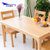 天米 TIMI 日式白橡实木餐桌椅 1.2米1.4米餐厅饭桌组合(原木色 高背椅（2把装）)第3张高清大图