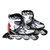 狂神成人儿童全软面可调节轮滑鞋旱冰鞋送鞋包KS0733(黑色 31-34)第4张高清大图
