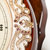 汉时欧式客厅轻奢装饰双面钟实木静音挂钟创意时尚石英钟表 HDS21(棕色大号)第6张高清大图
