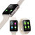 新款智能手表插卡打电话LED多功能穿戴运动情侣手环男女电子表(天蓝色)第2张高清大图