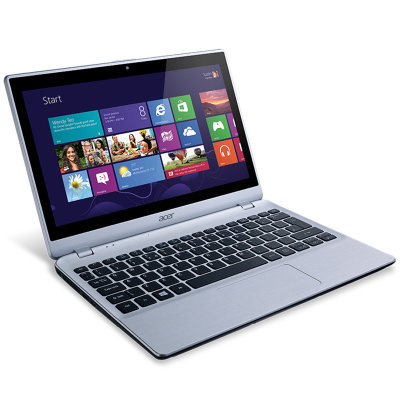 宏碁（Acer）V5-122P42154G50Nss 11英寸轻薄触控便携 笔记本电脑（双核A4-1250 4G-DDR3 500G-高转速 AMD Radeon HD 8250集成显卡 蓝牙 Win8）银色