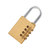 苏识 BC384 黄铜密码锁挂锁 （计价单位：个） 黄色第5张高清大图