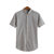 优鲨新款 男士麻棉短袖衬衫(LGMD003)第3张高清大图