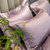 婵思 60支长绒棉四件套 伊甸园系列 床上用品套件(伊甸园-黛紫 200*230cm)第3张高清大图