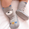 棉果果春秋新品2双装地板袜婴幼儿袜子防滑鞋袜宝宝学步袜(白色 版本)