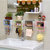 创简坊（CJIANFF）创意数字9塑料肥皂盒 吸盘肥皂架吸壁式香皂盒 浴室卫生间置物(9字黑色)第2张高清大图