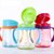 宝宝喝水杯子带吸管手柄学饮杯刻度1-2-3岁婴儿童牛奶杯幼儿(粉色330ml)第3张高清大图