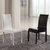 兰瑞蒂 时尚餐椅简约欧式现代简约小户型黑色白色 皮艺餐椅(黑色 2张)第5张高清大图