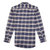 雅戈尔男士保暖衬衫2014专柜*格子保暖长袖衬衫(蓝白格子-14867 42)第3张高清大图