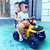 新款儿童电动沙滩车可坐人越野四轮电动车宝宝礼物电瓶玩具车(白色)第4张高清大图