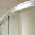 箭牌卫浴（arrow） 整体淋浴房弧扇形玻璃浴室定制简易淋浴房 整体淋浴房(太空铝淋浴房AEO6L1101)第4张高清大图