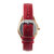 进口机芯女士手表时尚简约皮带石英女表2067L8WT11(红色 皮带)第3张高清大图