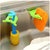 有乐 厨房带吸盘双夹抹布海绵挂架 水槽垃圾袋置物架zw305(绿色)第4张高清大图