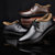 牧惠森男加棉鞋2016冬季新款男英伦风系带保暖皮鞋52103(棕色 43)第5张高清大图