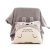 可爱龙猫宫崎骏 龙猫空调毯暖手悟抱枕被子两用靠垫抱枕 生日礼物(手悟+大号毯子（1.5*1米）)第3张高清大图