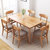 全实木独特餐桌椅组合橡木环保家具北欧现代简约一桌四椅饭桌(原木色-1.16米单独餐桌)第3张高清大图