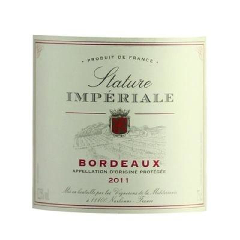 法国波尔多皇室风范2012干红葡萄酒