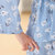 霓美舒 睡衣女秋夏长袖薄款清新日式和服套装春秋季家居服两件套可外穿(NYE 538#小花（菊花款） M码)第5张高清大图