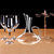 爱舒贝红酒杯欧式高脚杯水晶玻璃杯 家用大号葡萄酒杯醒酒器套装6只S(经典款4只+酒杯架)第4张高清大图