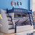 优涵 儿童床上下床高低床双层床成人母子床子母床上下铺床多功能储物床(粉色高低床+气动高箱 1.2米x1.9米)第2张高清大图
