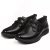 PUBGO商务鞋2013新款男士牛皮日常休闲M124(15黑色 43)第5张高清大图