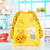 新款男女宝宝罩衣防水反穿衣 儿童画画衣纯棉水晶绒婴儿护衣7651(黄色 120)第5张高清大图