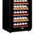 西伯仑XL-168智能恒温红酒柜 茶叶柜 冷藏柜 冰吧展示柜 展示架 黑色 实木层架(黑色明拉手平架)第5张高清大图