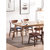 物槿 实木餐椅家用木头桌椅现代 YPH-02(胡桃色咖啡色油蜡皮)第5张高清大图