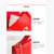 APPLES（苹果）新款链条包女士斜挎小包韩版学生百搭单肩拼色简约小方包(红色)第8张高清大图