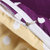 闺之恋家纺 纯棉活性波点四件套 波点双拼四件套 床笠款 适用于1.8米床(深紫驼色 2.2米被套款)第5张高清大图