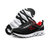 特步男子跑步鞋缓震防滑运动男鞋网布系带舒适旅游鞋983319119271(黑红 42)第2张高清大图