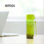 基本生活emoi 便携带盖随手杯水杯防漏塑料泡茶杯子H1082 H1081(绿色 360ml)第4张高清大图