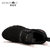 摩洛羊新品网布潮流舒适系带百搭休闲鞋LS38(黑色 45及以上)第4张高清大图
