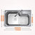 华帝卫浴 304不锈钢水槽套装 新款单槽水槽套装 不锈钢洗菜盆 不锈钢洗碗盆(A1011(72)-Q.1)第3张高清大图