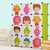 索尔诺宝宝衣柜儿童收纳柜婴儿储物柜整理塑料卡通组装衣物收纳箱(粉色 12门12格 M120802)第4张高清大图