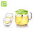 台湾Artiart茶具 耐热玻璃花茶壶 茶杯子两件套装 带过滤茶器(黑色)第2张高清大图