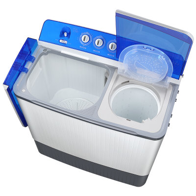 海尔（Haier)18公斤大容量双缸半自动洗衣机 可洗被子 动平衡技术 XPB180-1128S(白色 18公斤)