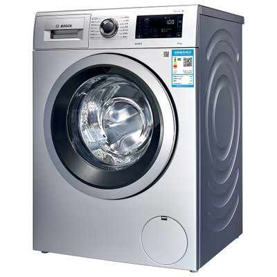 博世(Bosch) XQG100-WAR28568LW 10公斤 自动除渍 大容量 BLDC变频电机 滚筒洗衣机（银色）