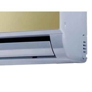 海信（Hisense）KFR-26GW/06-N2空调 1P 定频 冷暖 二级能效 壁挂式 空调 适用面积（约8-14㎡） 香槟金水晶面板 奢华LED隐藏式显示 独有温度补偿和凉感控制技术 舒适随身