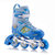 美洲狮（COUGAR）儿童套装轮滑鞋 溜冰鞋滑冰鞋旱冰鞋滑轮鞋MS828(蓝色双肩包+赠品 26-30码可调)第3张高清大图