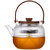 耐热透明玻璃煮茶蒸汽壶大容量提梁泡茶壶电陶炉专用冲茶器烧水壶(清和提梁壶 光面)第5张高清大图