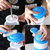 （AISHUBEI） 手摇刨冰机 水果冰沙机迷你家用手动小型碎冰机绵绵冰机沙冰工具S(刨冰机粉冰格组合)第4张高清大图